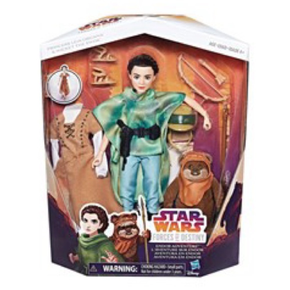 In Box Star Wars Forces of Destiny Endor Adventure Leia Set